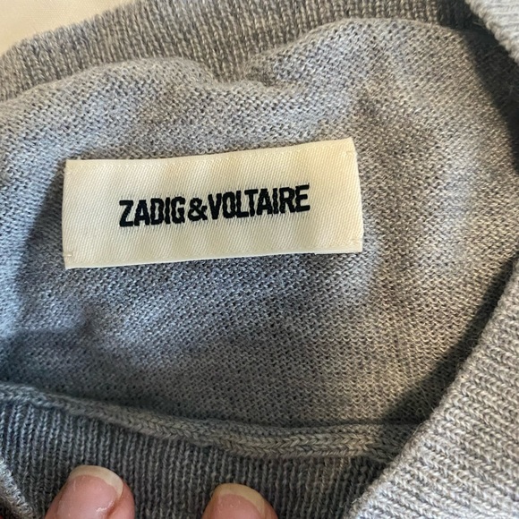 Grey Zadig & Voltaire skull sweater - Picture 5 of 6